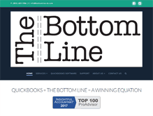 Tablet Screenshot of bottomline-sb.com